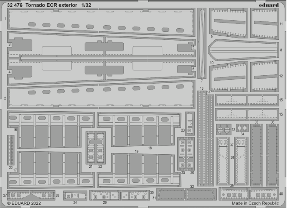 Eduard ED32476 1:32 Panavia Tornado ECR exterior