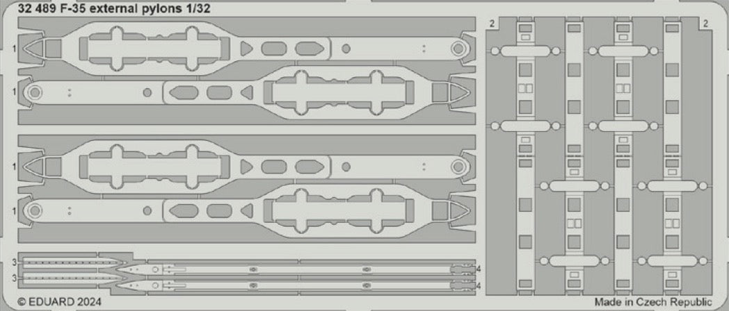 Eduard ED32489 1:35 Lockheed-Martin F-35 external pylons