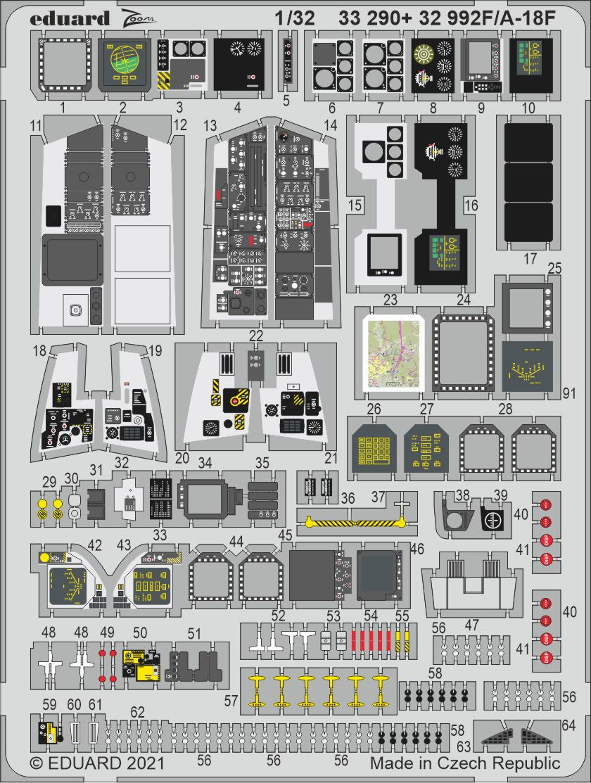 Eduard ED33290 1:32 Boeing F/A-18F Super Hornet