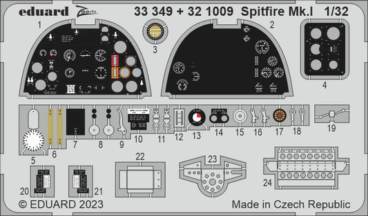 Eduard ED33349 1:32 Supermarine Spitfire Mk.I