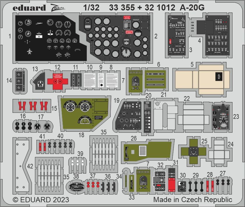 Eduard ED33355 1:32 Douglas A-20G Havoc