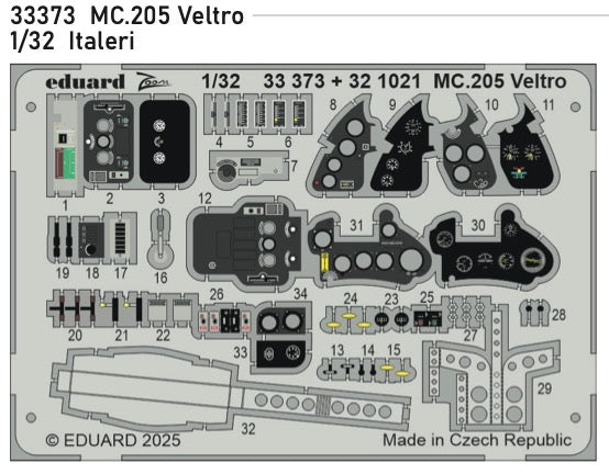 Eduard ED33373 1:32 Macchi C.205 Veltro