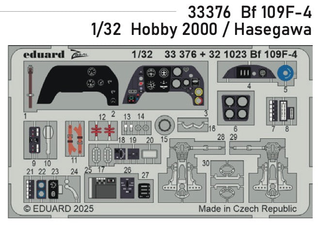 Eduard ED33376 Messerschmitt Bf-109F-4 1:32