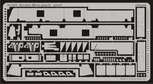 Eduard 36033 1:35 Etched Detailing Set for Trumpeter Kits Stryker Blast panels