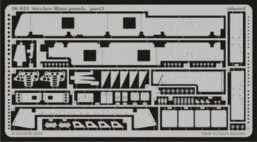 Eduard 36033 1:35 Etched Detailing Set for Trumpeter Kits Stryker Blast panels