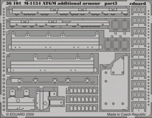 Eduard ED36101 1:35 APC M1134 ATGM additional armour