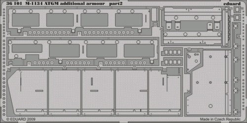 Eduard ED36101 1:35 APC M1134 ATGM additional armour