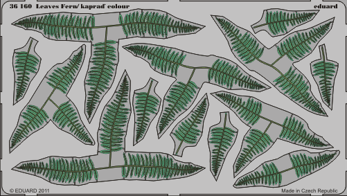 Eduard ED36160 1:35 Leaves fauna fern / colour