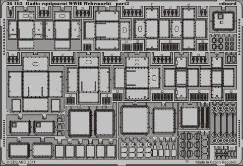Eduard ED36162 1:35 Radio equipment WWII Wehrmacht