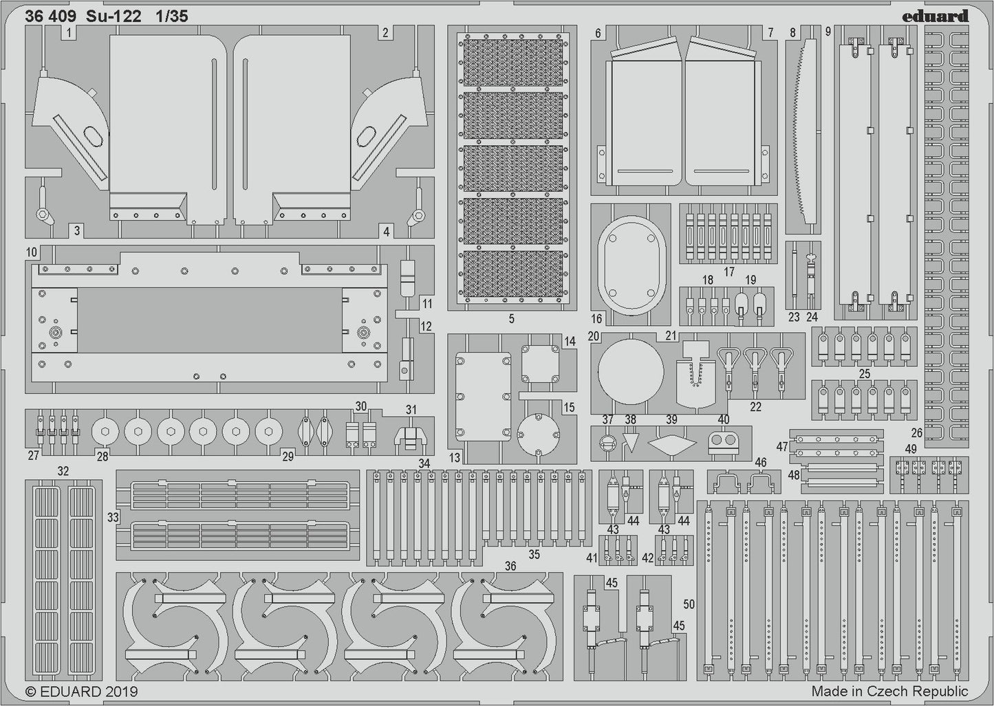 Eduard ED36409 1:35 Soviet Su-122