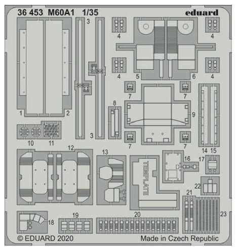 Eduard ED36453 1:35 M60A1 Patton