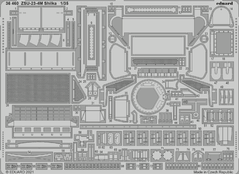 Eduard ED36460 1:35 ZSU-23-4 "Shilka"