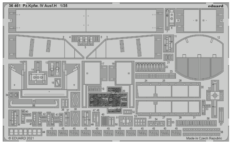 Eduard ED36461 1:35 Pz.Kpfw.IV Ausf.H