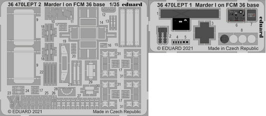 Eduard ED36470 1:35 Marder I on FCM 36 base