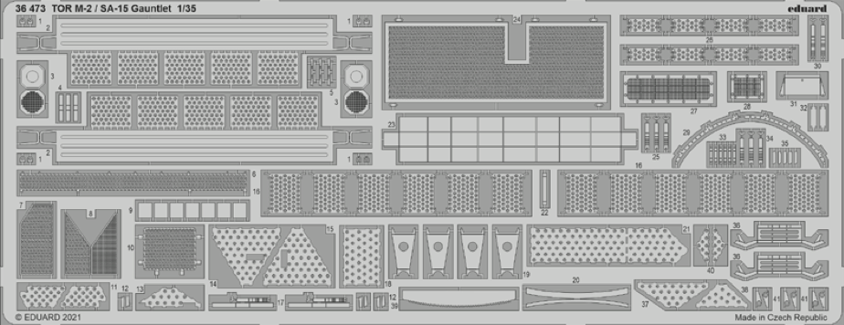 Eduard ED36473 1:35 Russian TOR M2 / SA-15 Gauntlet Missile System