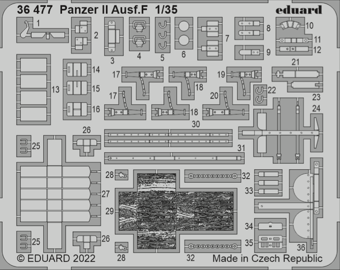 Eduard ED36477 1:35 Pz.Kpfw.II Ausf.F