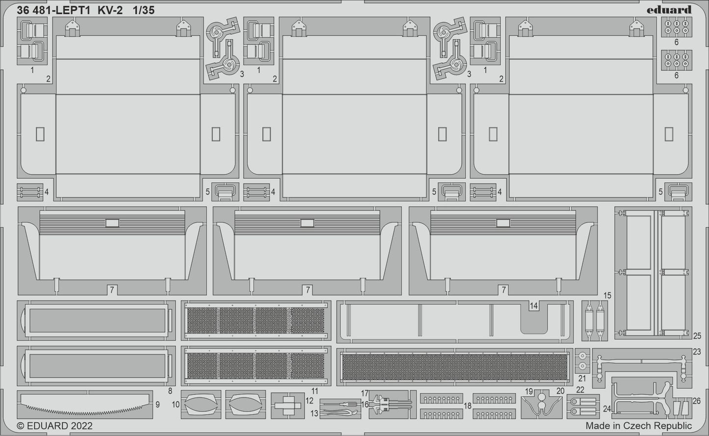 Eduard ED36481 1:35 Soviet KV-2