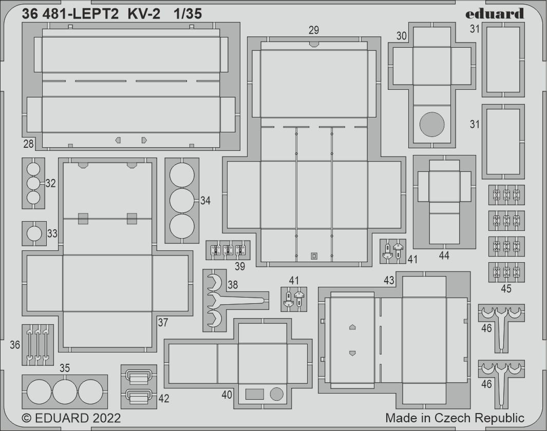 Eduard ED36481 1:35 Soviet KV-2