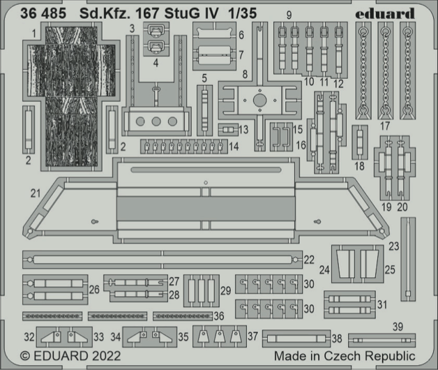 Eduard ED36485 1:35 Sd.Kfz.167 Sturmgeschutz/StuG IV