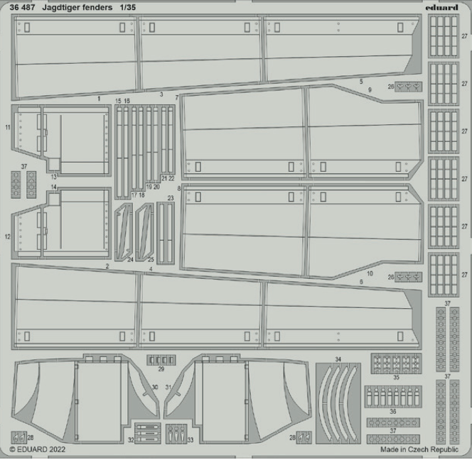 Eduard ED36487 1:35 German Sd.Kfz.186 Jagdtiger