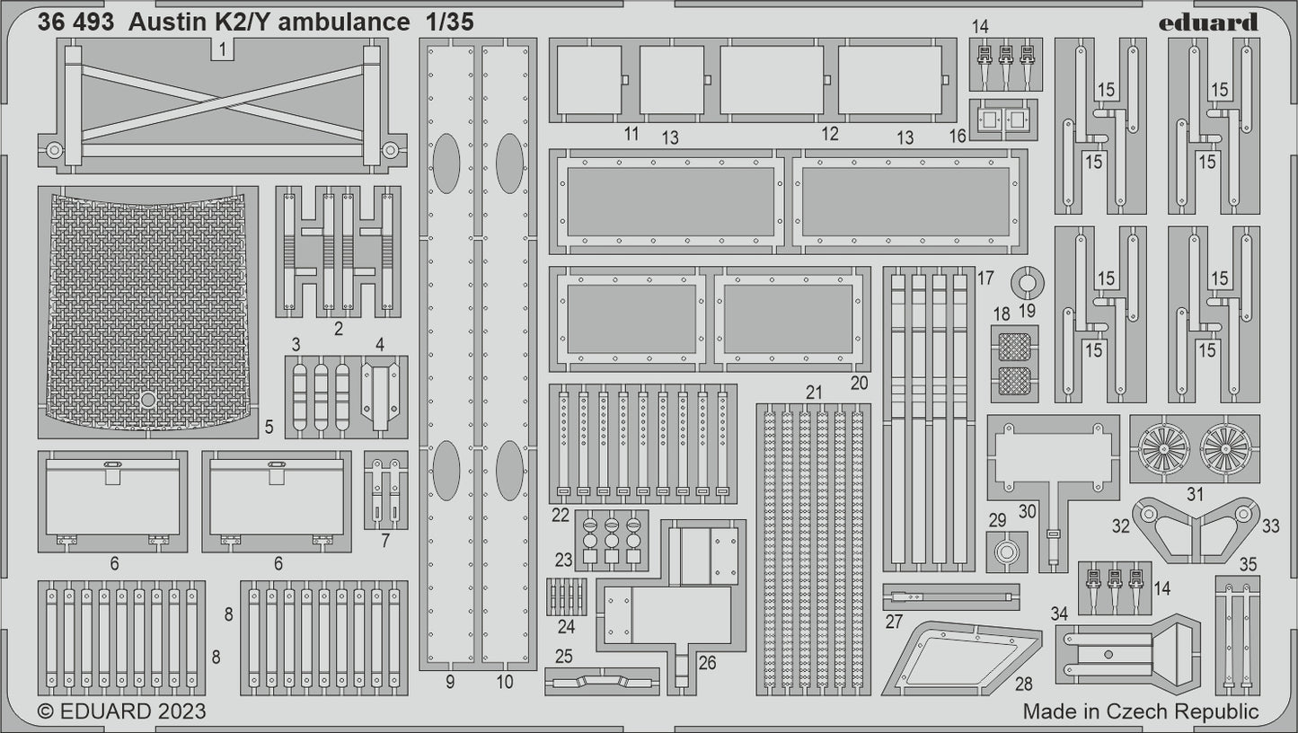 Eduard ED36493 1:35 Austin K2/Y ambulance
