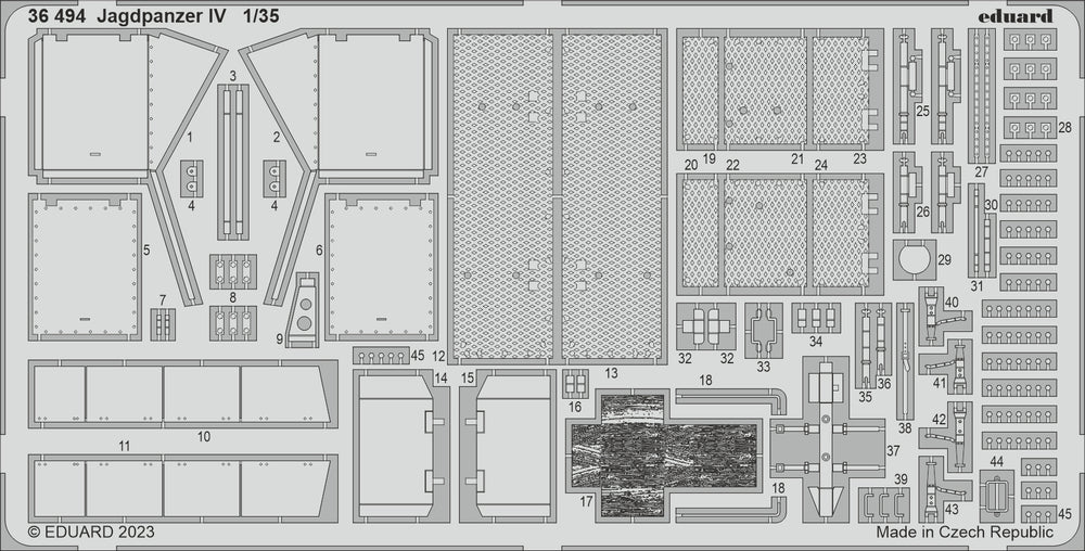 Eduard ED36494 1:35 Jagdpanzer IV L/48