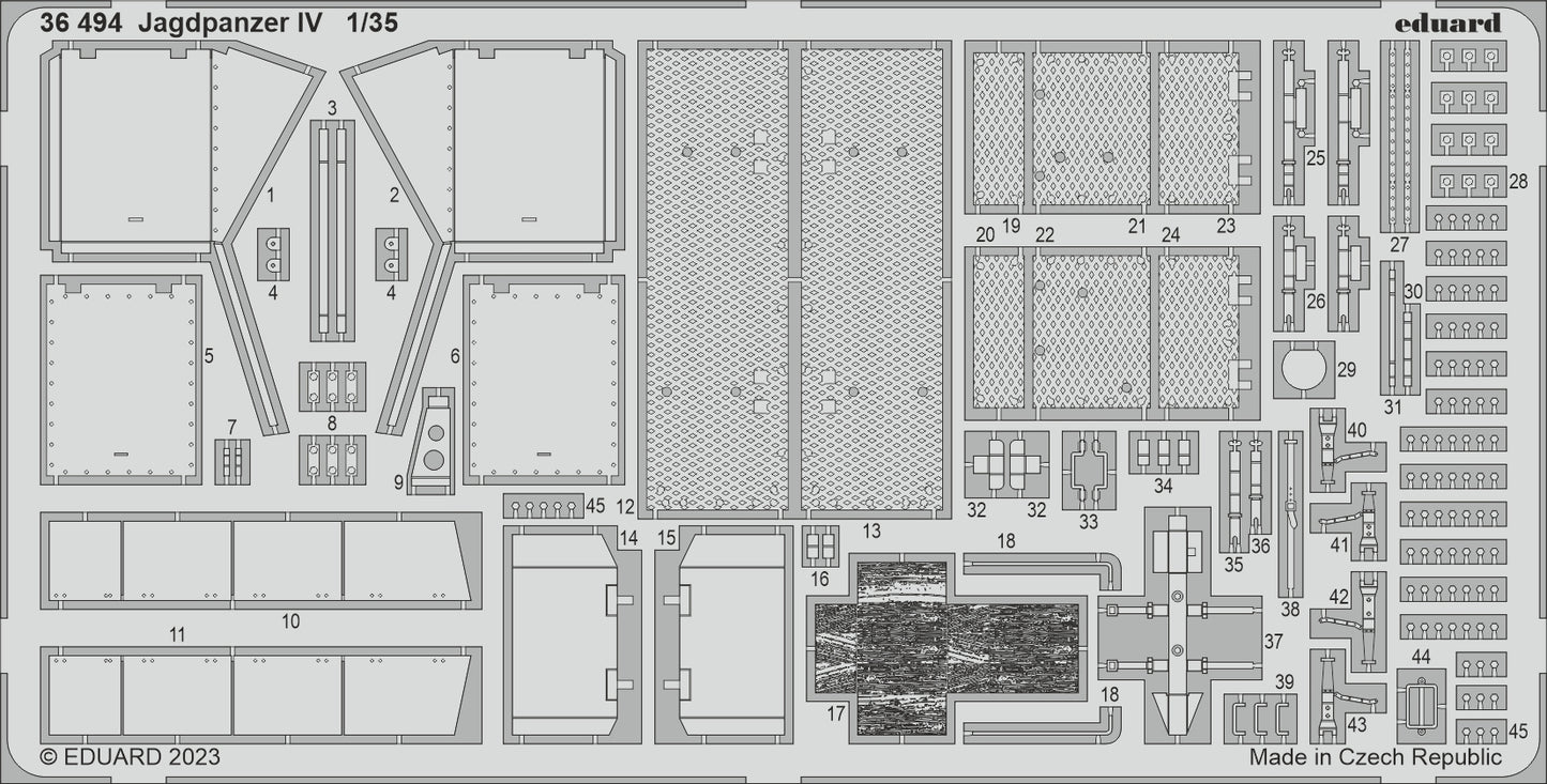 Eduard ED36494 1:35 Jagdpanzer IV L/48