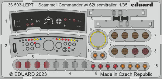 Eduard ED36503 1:35 Scammell Commander with 62t semitrailer