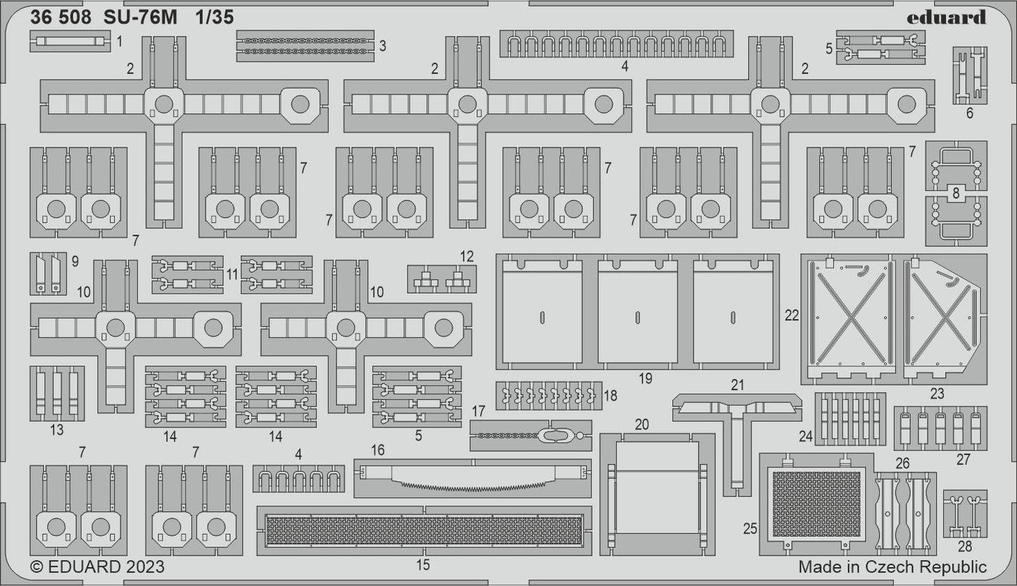 Eduard ED36508 1:35 Soviet Su-76M SPG