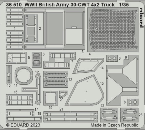Eduard ED36510 1:35 WWII British Army 30cwt 4x2 G.S