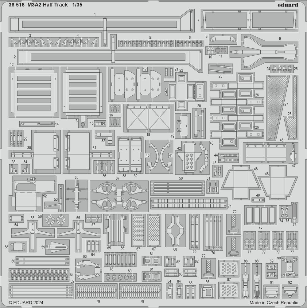 Eduard ED36516 1:35 M3A2 U.S