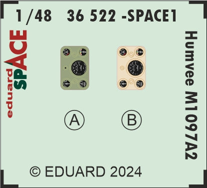 Eduard ED36522 Humvee M1097A2 1:35