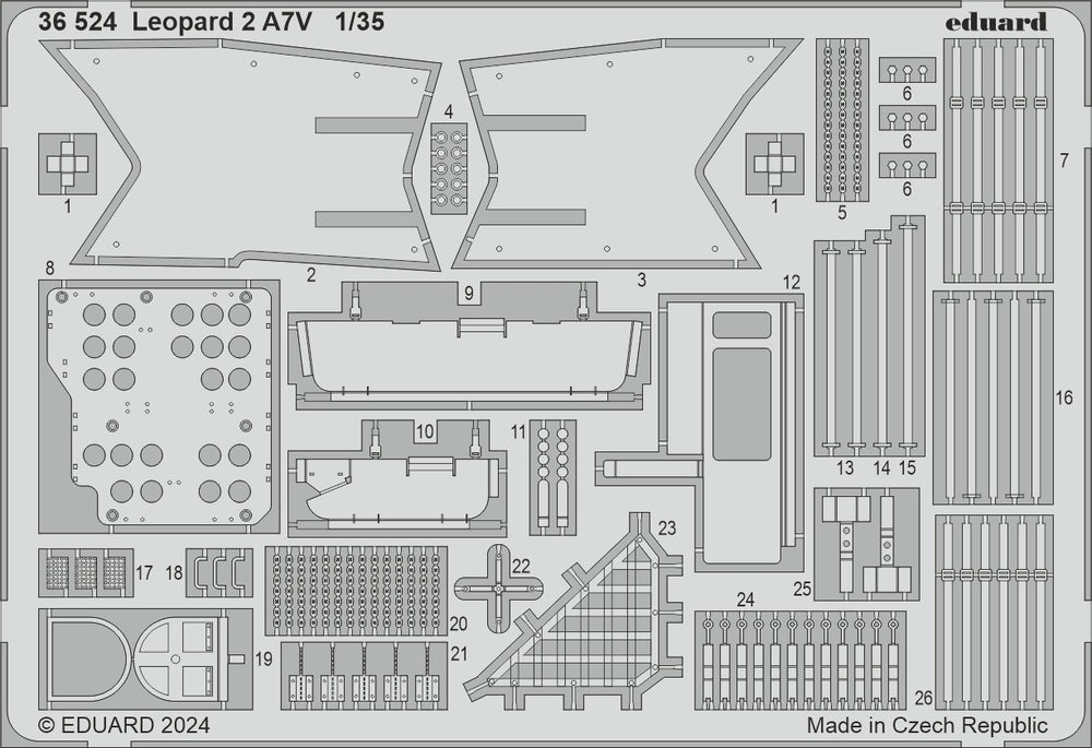 Eduard ED36524 Leopard 2 A7V 1:35
