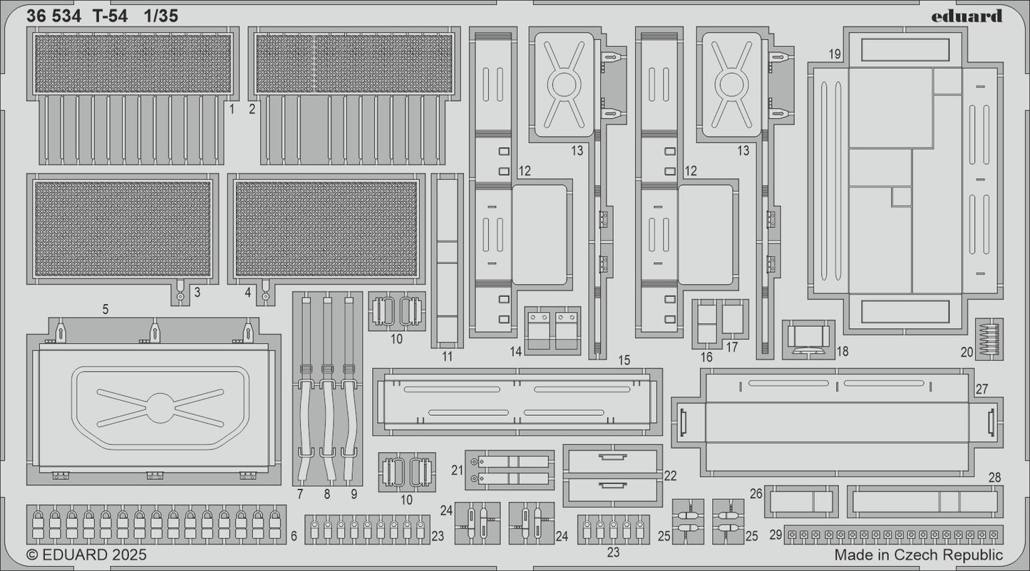 Eduard ED36534 1:35 Soviet T-54A