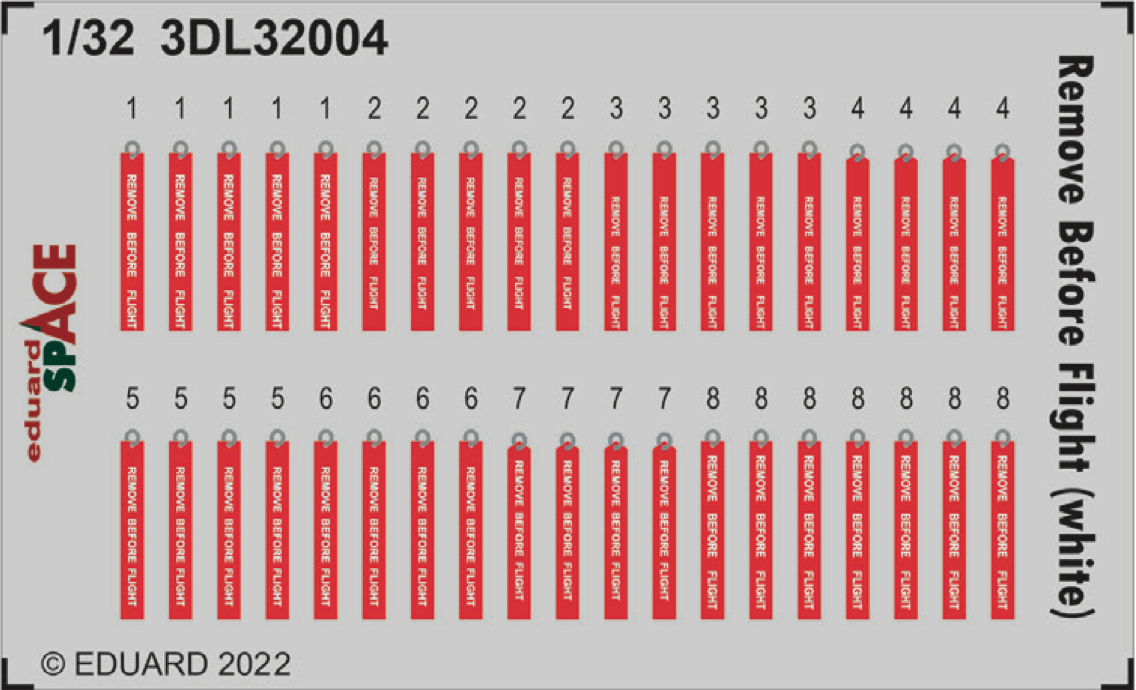 Eduard ED3DL32004 1:32 Remove Before Flight