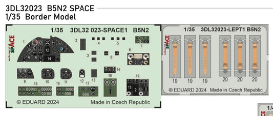 Eduard ED3DL32023 Nakajima B5N2 Type 97 Kate SPACE 1:35