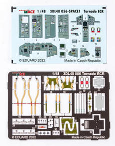 Eduard ED3DL48056 1:48 Panavia Tornado ECR SPACE 3D Decal & PE Set