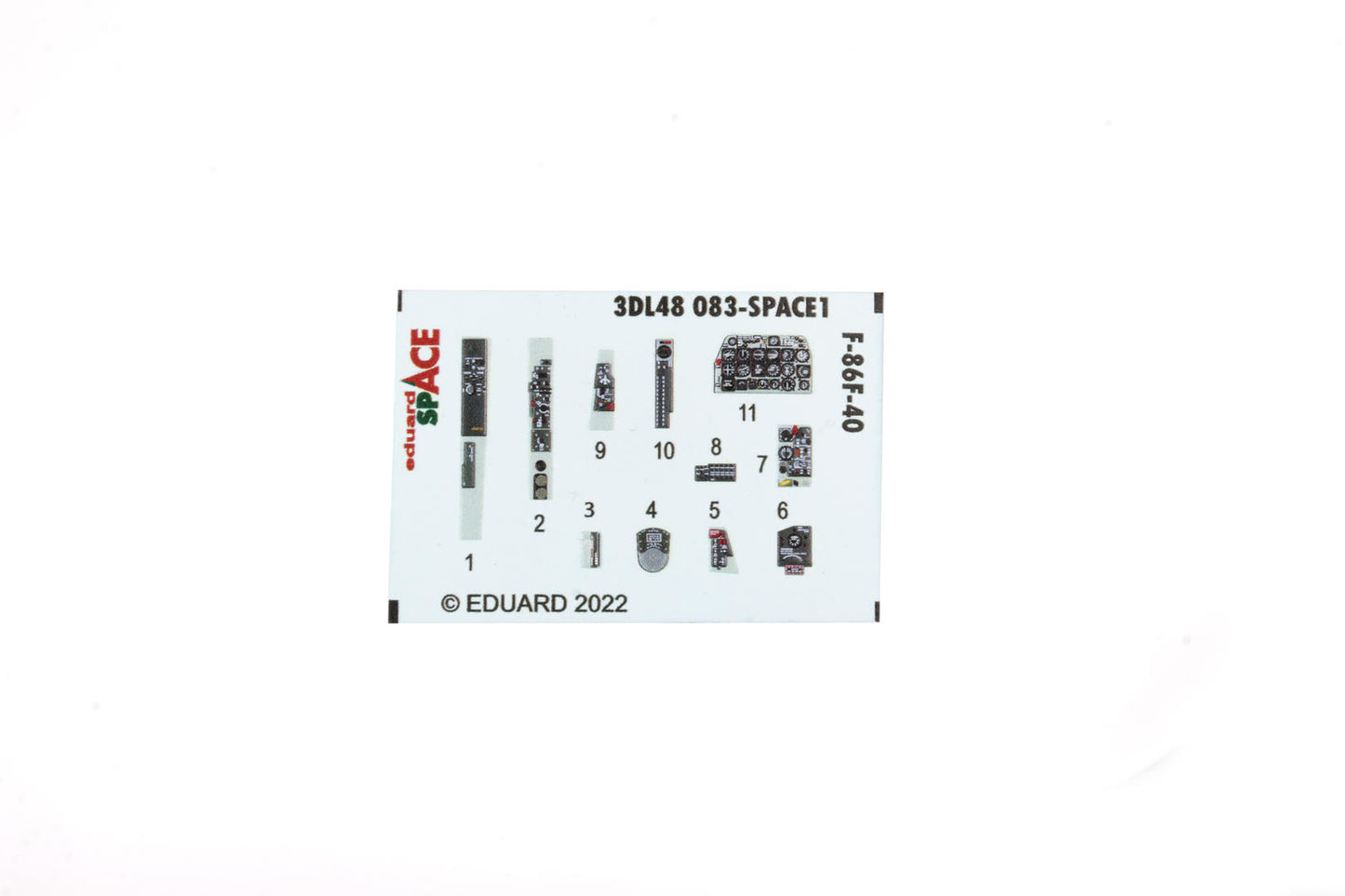 Eduard ED3DL48083 1:48 North-American F-86F-40 Sabre SPACE set