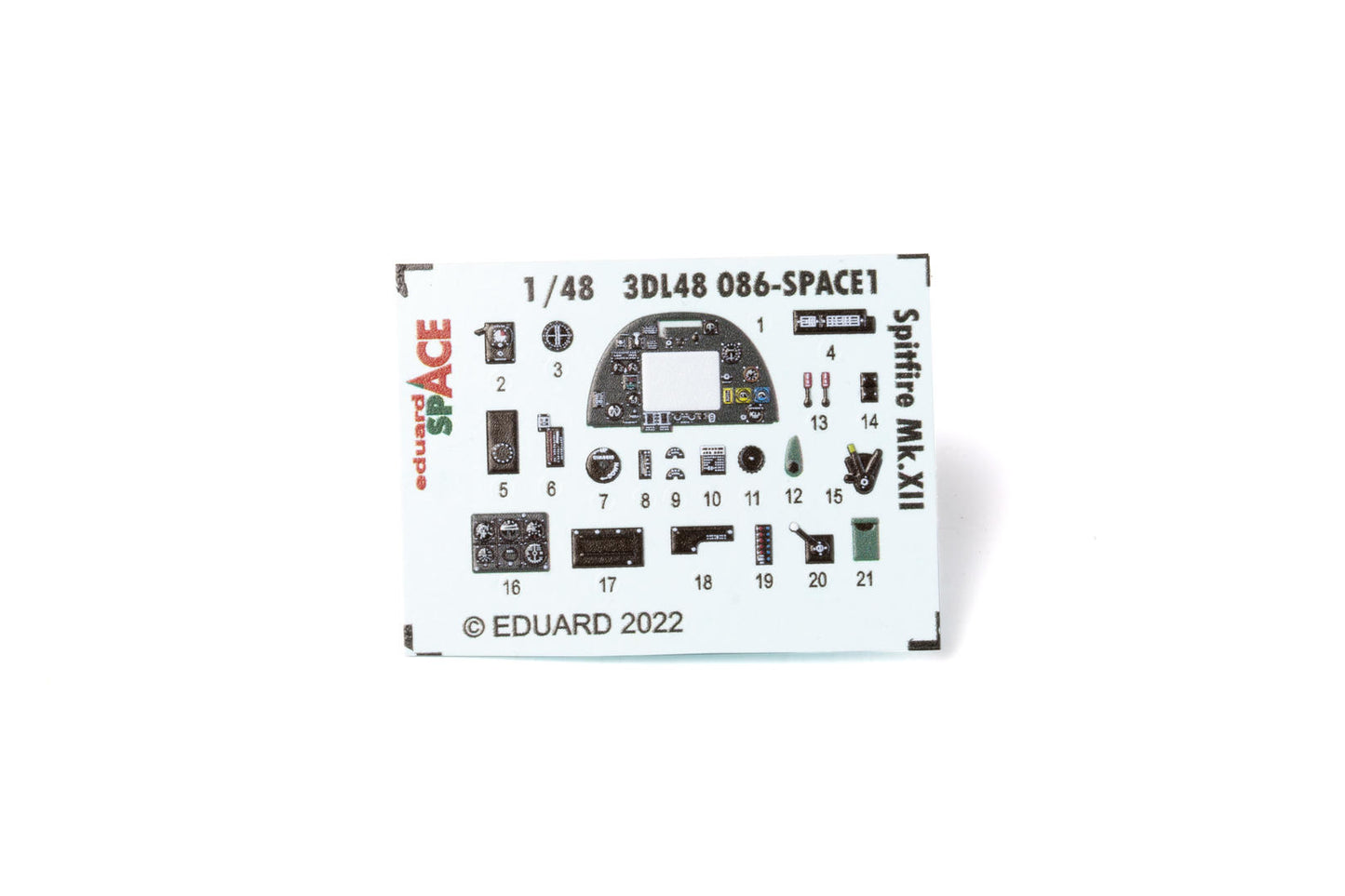 Eduard ED3DL48086 1:48 Supermarine Spitfire Mk.XII SPACE set