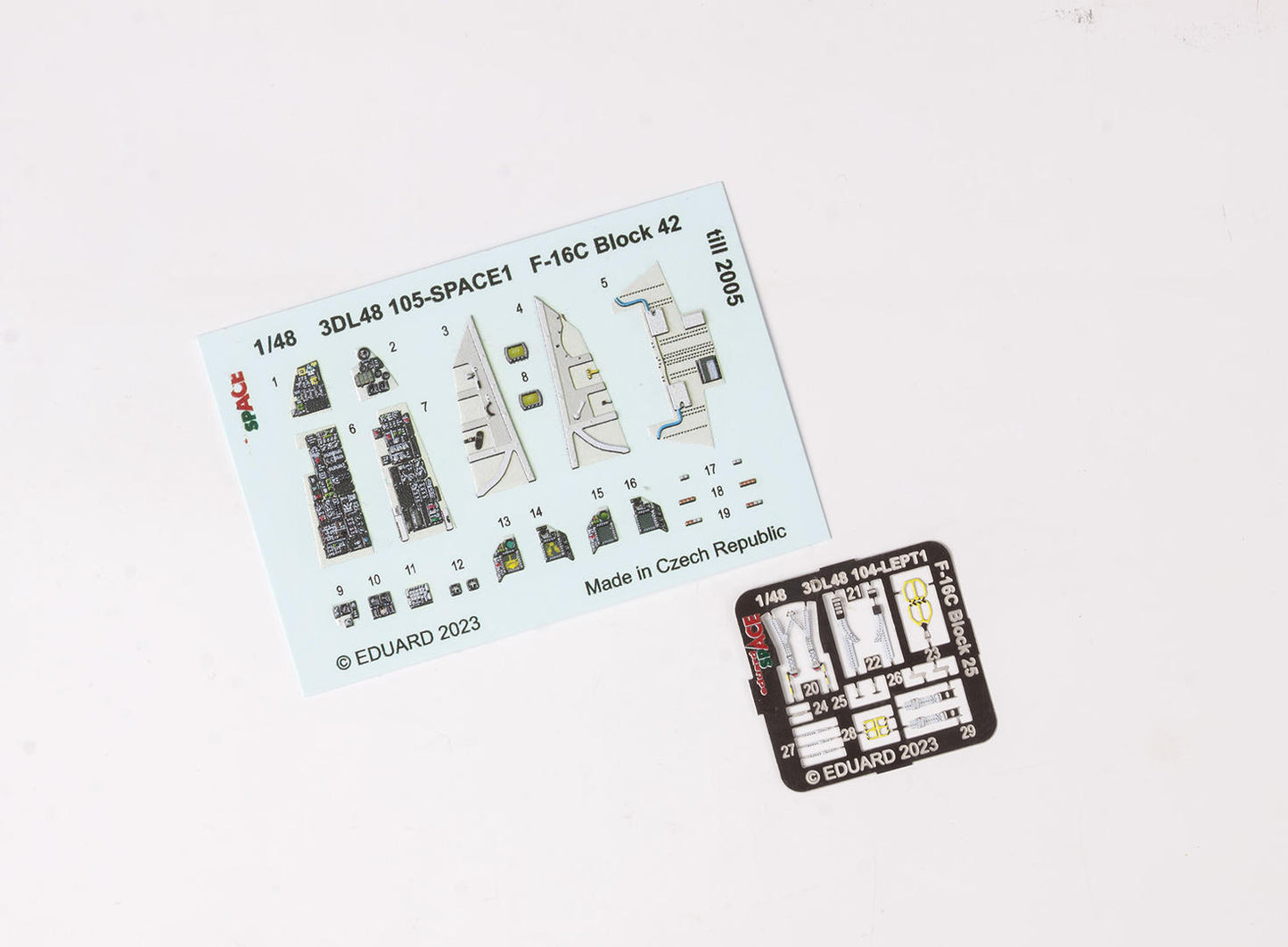 Eduard ED3DL48105 1:48 F-16C Fighting Falcon Block 42 till 2005 SPACE
