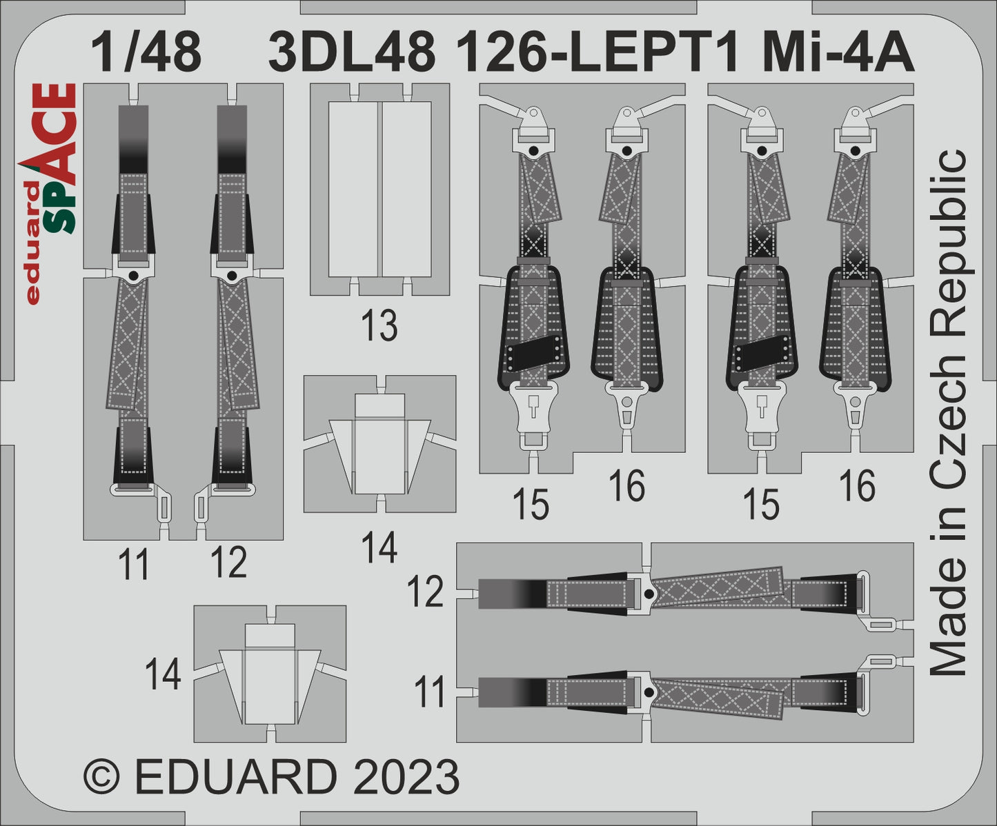 Eduard ED3DL48126 1:48 Mil Mi-4A SPACE