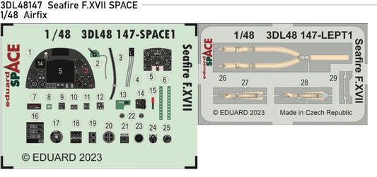 Eduard ED3DL48147 1:48 Supermarine Seafire F.XVII SPACE