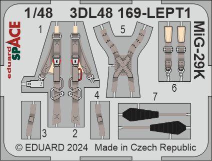 Eduard ED3DL48169 1:48 Mikoyan MiG-29K