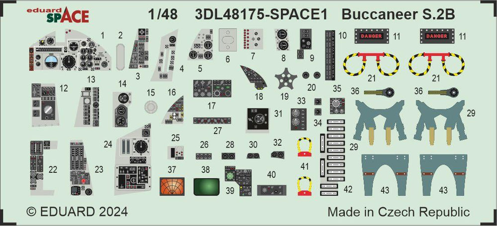Eduard ED3DL48175 1:48 Blackburn Buccaneer S.2B