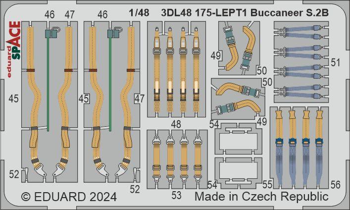 Eduard ED3DL48175 1:48 Blackburn Buccaneer S.2B