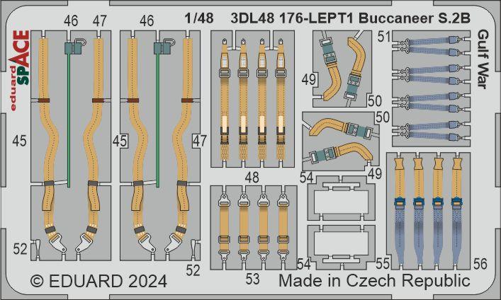 Eduard ED3DL48176 1:48 Blackburn Buccaneer S.2B Gulf War
