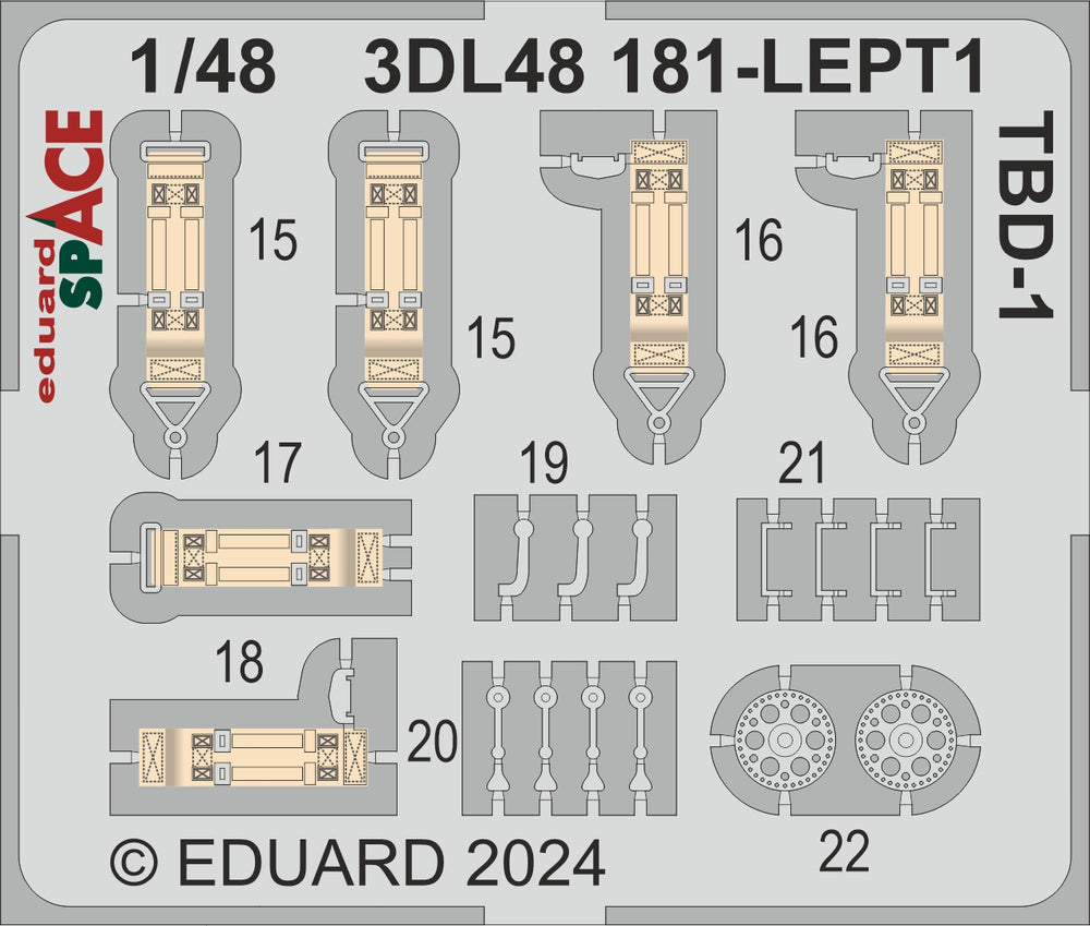 Eduard ED3DL48181 1:48 Douglas TBD-1 'Devastator'