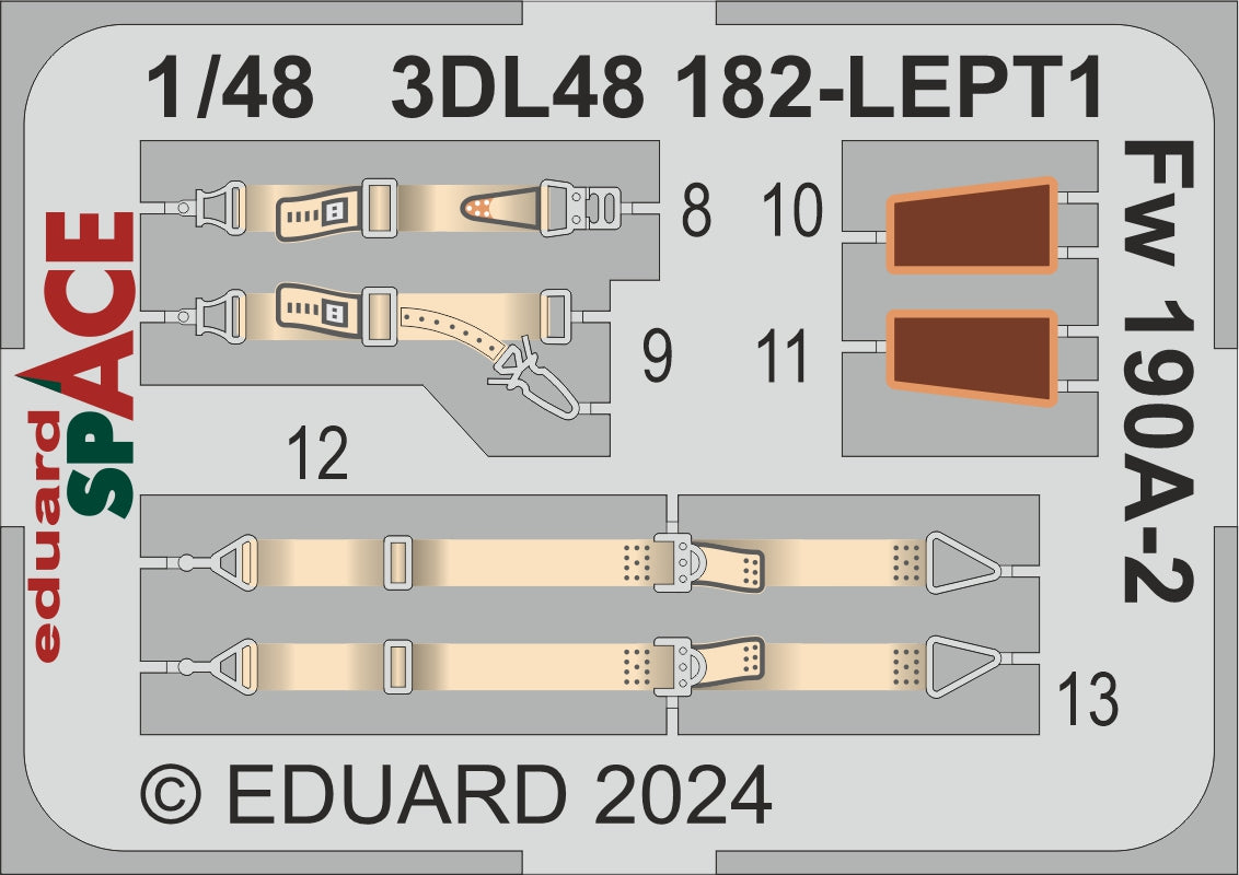 Eduard ED3DL48182 1:48 Focke-Wulf Fw-190A-2