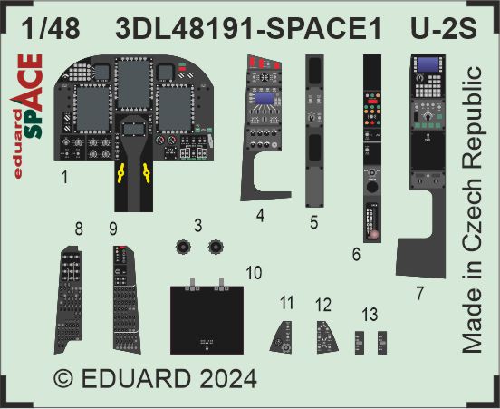 Eduard ED3DL48191 1:48 Lockheed U-2S