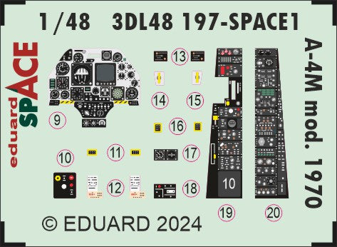Eduard ED3DL48197 1:48 Douglas A-4M Skyhawk mod